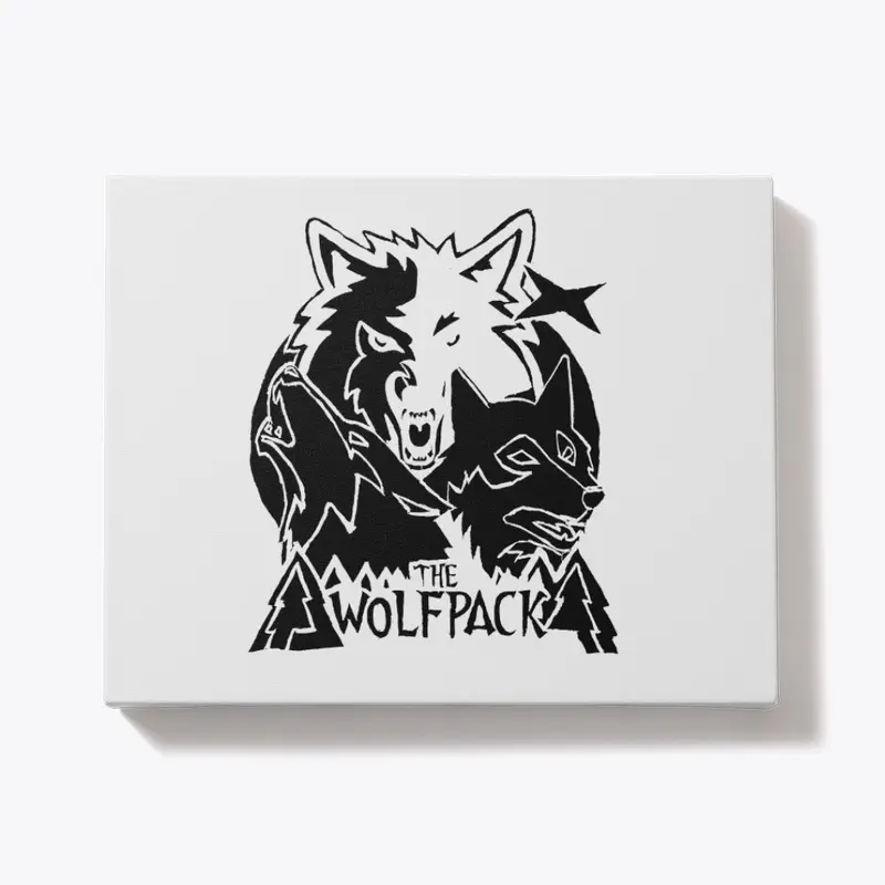 The Wolfpack Black Logo